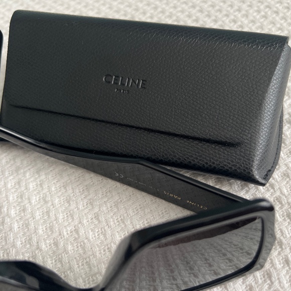 Celine Chunky Rectangle Acetate Sunglasses main image 6